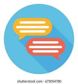 Chat icon. Communication icon.