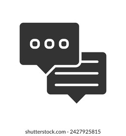 Icono de chat, comunicación, multimedia, burbuja de voz, discurso, chat, comunicaciones, conversación