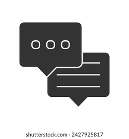 Icono de chat, comunicación, multimedia, burbuja de voz, discurso, chat, comunicaciones, conversación