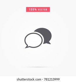 chat icon.  communication sign