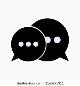 Chat Icon. Communication Symbol - Vector.