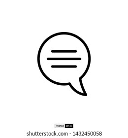 chat icon, design inspiration vector template for web design or mobile app