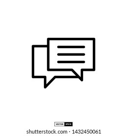 chat icon, design inspiration vector template for web design or mobile app