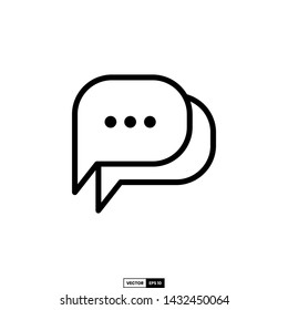 chat icon, design inspiration vector template for web design or mobile app