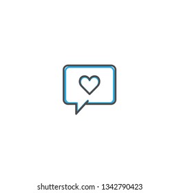 Chat Icon Design. Lifestyle icon vector design
