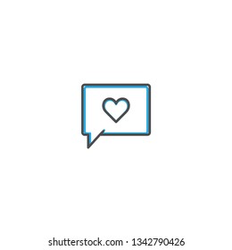 Chat Icon Design. Lifestyle icon vector design