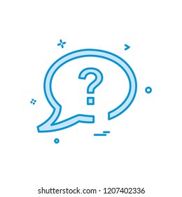 Chat icon design vector