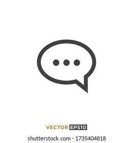 Chat Icon Design Vector Illustration