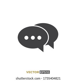 Chat Icon Design Vector Illustration