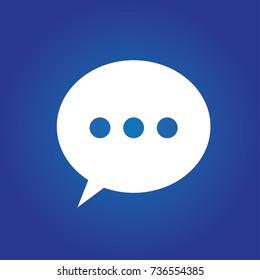 Chat icon design,vector