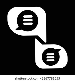 Chat icon, Dialog box, Communication icon vector