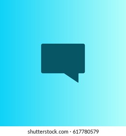 Chat icon. Dialog box vector