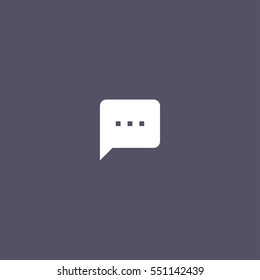 Chat icon with dialog cloud