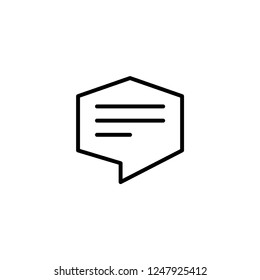 Chat icon. Dialog conversation sign