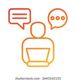 Chat Icon Element for Design