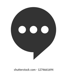 chat icon - filled