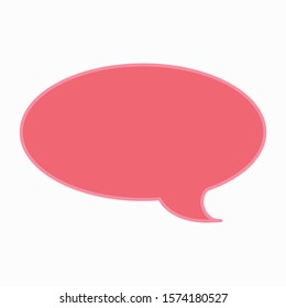 Chat icon. Flat isolated illustration for your web design.