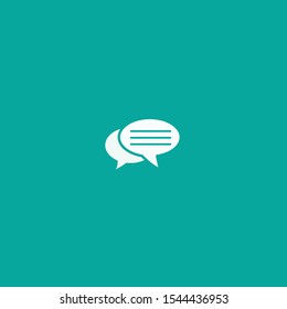 chat icon graphic element Illustration template design