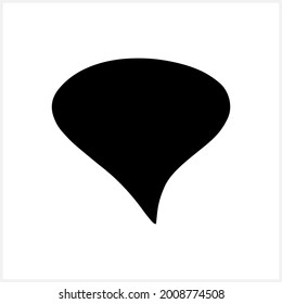 Chat Icon iisolated. Speech symbol for web site design, app, UI. Vector stock illustration. EPS 10