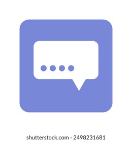 Chat icon illustrated on background