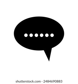Chat icon illustrated in vector