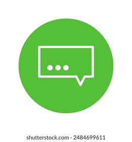 Chat icon illustrated in vector