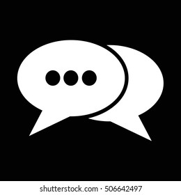 Chat icon illustration design