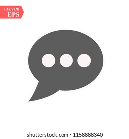 chat icon illustration isolated vector sign symbol