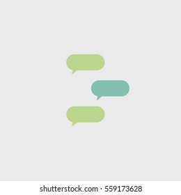 chat icon illustration isolated vector sign symbol