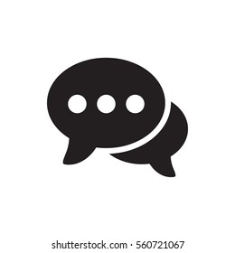 Chat Icon Illustration Isolated Vector Sign Symbol