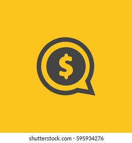 Chat icon illustration isolated vector sign symbol