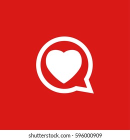 Chat icon illustration isolated vector sign symbol