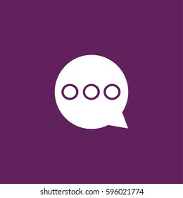 Chat icon illustration isolated vector sign symbol