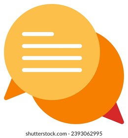 Chat icon Illustration for web, app, infographic