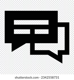 Chat icon. Internet technology concept. Icon in line style