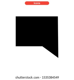 chat icon isolated sign symbol vector illustration - high quality black style vector icons
