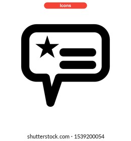 chat icon isolated sign symbol vector illustration - high quality black style vector icons
