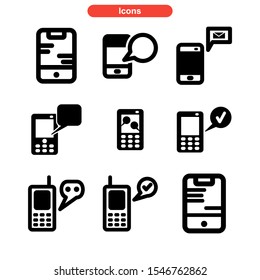 chat icon isolated sign symbol vector illustration - Collection of high quality black style vector icons
