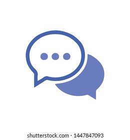 chat icon. Logo element illustration. chat design. colored collection. chat concept. Can be used in web and mobile