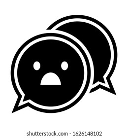 chat icon or logo isolated sign symbol vector illustration - high quality black style vector icons
