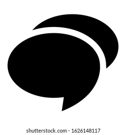chat icon or logo isolated sign symbol vector illustration - high quality black style vector icons
