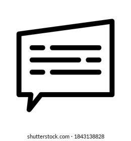 chat icon or logo isolated sign symbol vector illustration - high quality black style vector icons
