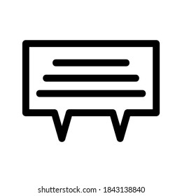 chat icon or logo isolated sign symbol vector illustration - high quality black style vector icons
