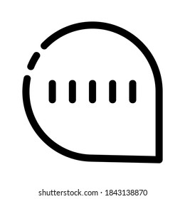 chat icon or logo isolated sign symbol vector illustration - high quality black style vector icons
