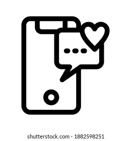 Chat icon or logo isolated sign symbol vector illustration - high quality black style vector icons
