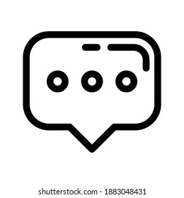 Chat icon or logo isolated sign symbol vector illustration - high quality black style vector icons
