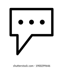 Chat icon or logo isolated sign symbol vector illustration - high quality black style vector icons
