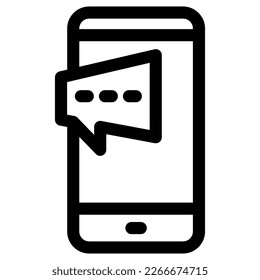 Chat-Symbol oder -Logo einzeln auf Zeichen, Vektorgrafik - hochwertige Vektorsymbole in schwarzem Stil
