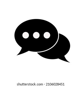chat icon, chat logo template on the white