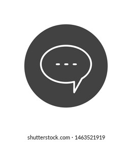Chat icon. Chat Message Bubbles. Chat Symbol